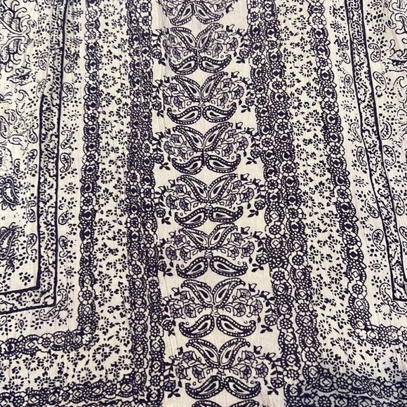 Angie flowy tunic or mini dress cute distressed crinkly fabric GUC - Picture 9 of 13